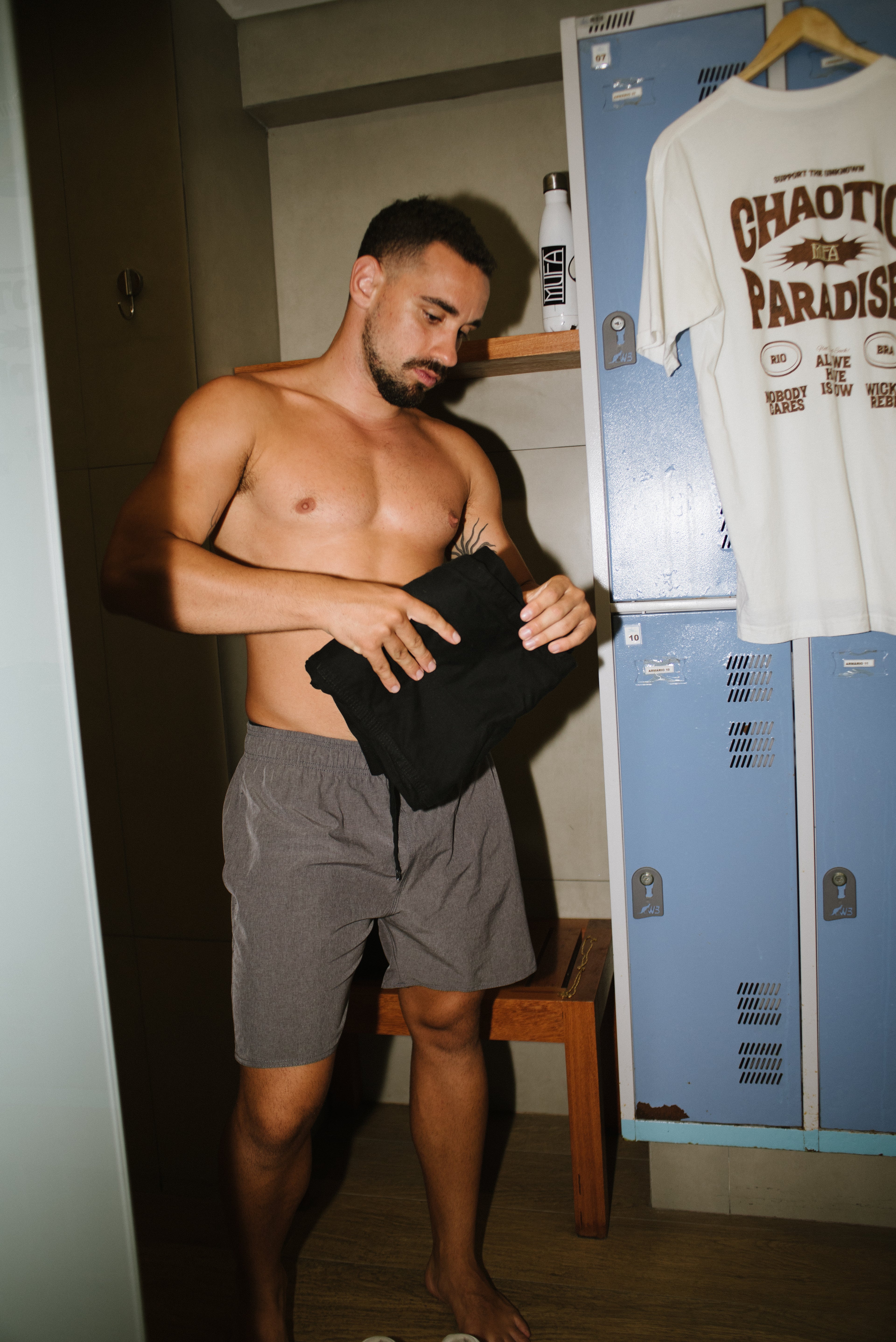 Sport Shorts (Chumbo) - Mufa Brand