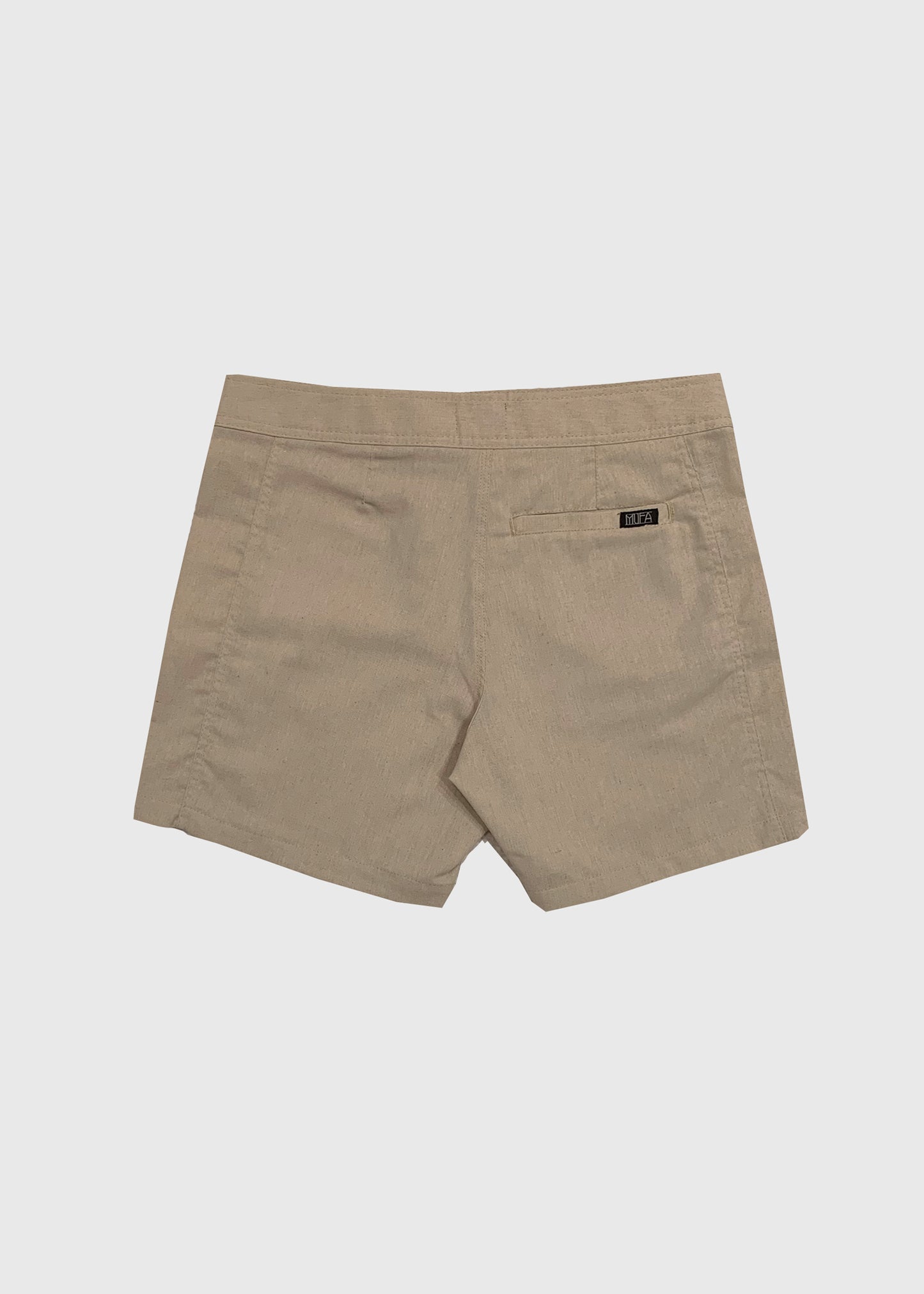 Melvin Linho Walkshort (Bege) - Mufa Brand