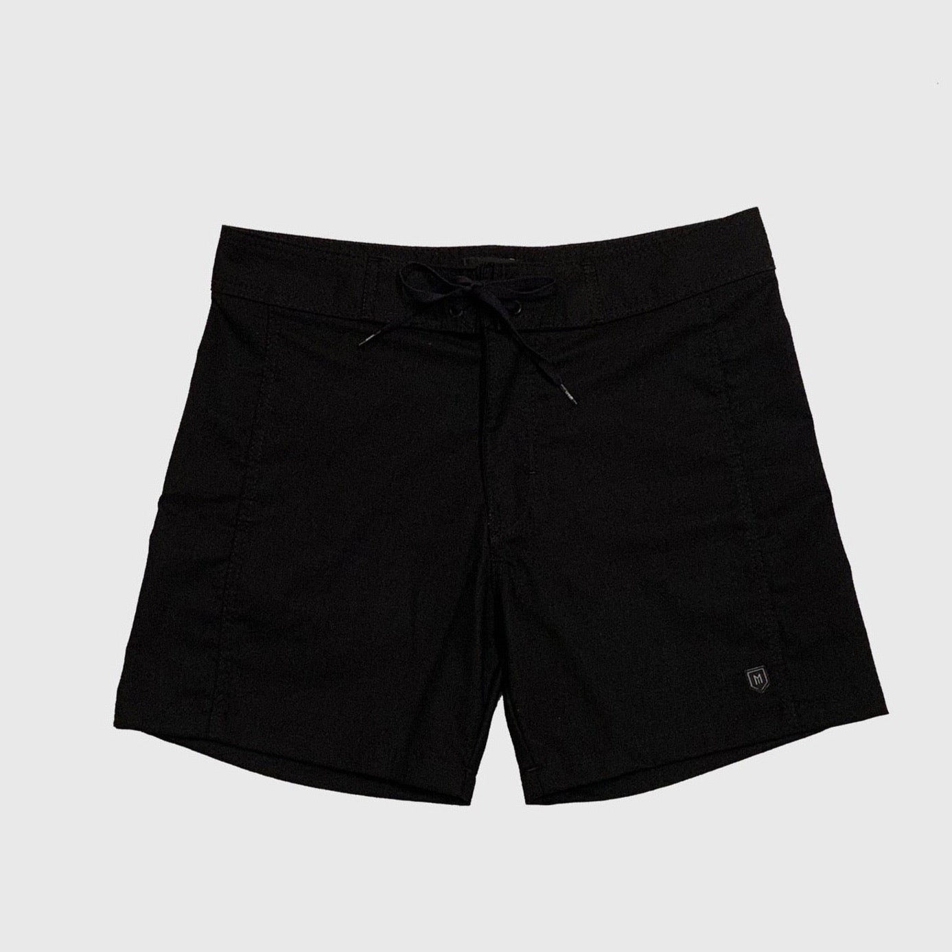 Melvin Linho Walkshort (Preto) - Mufa Brand