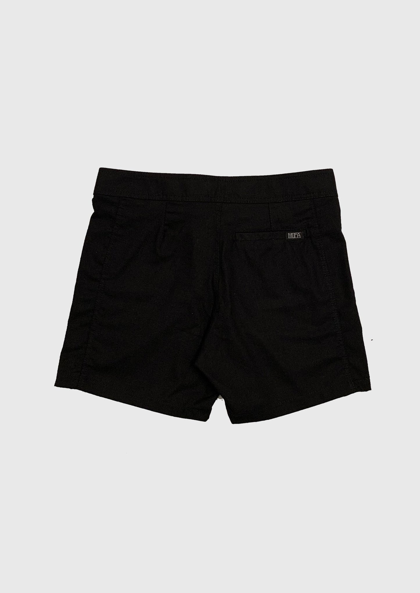 Melvin Linho Walkshort (Preto) - Mufa Brand