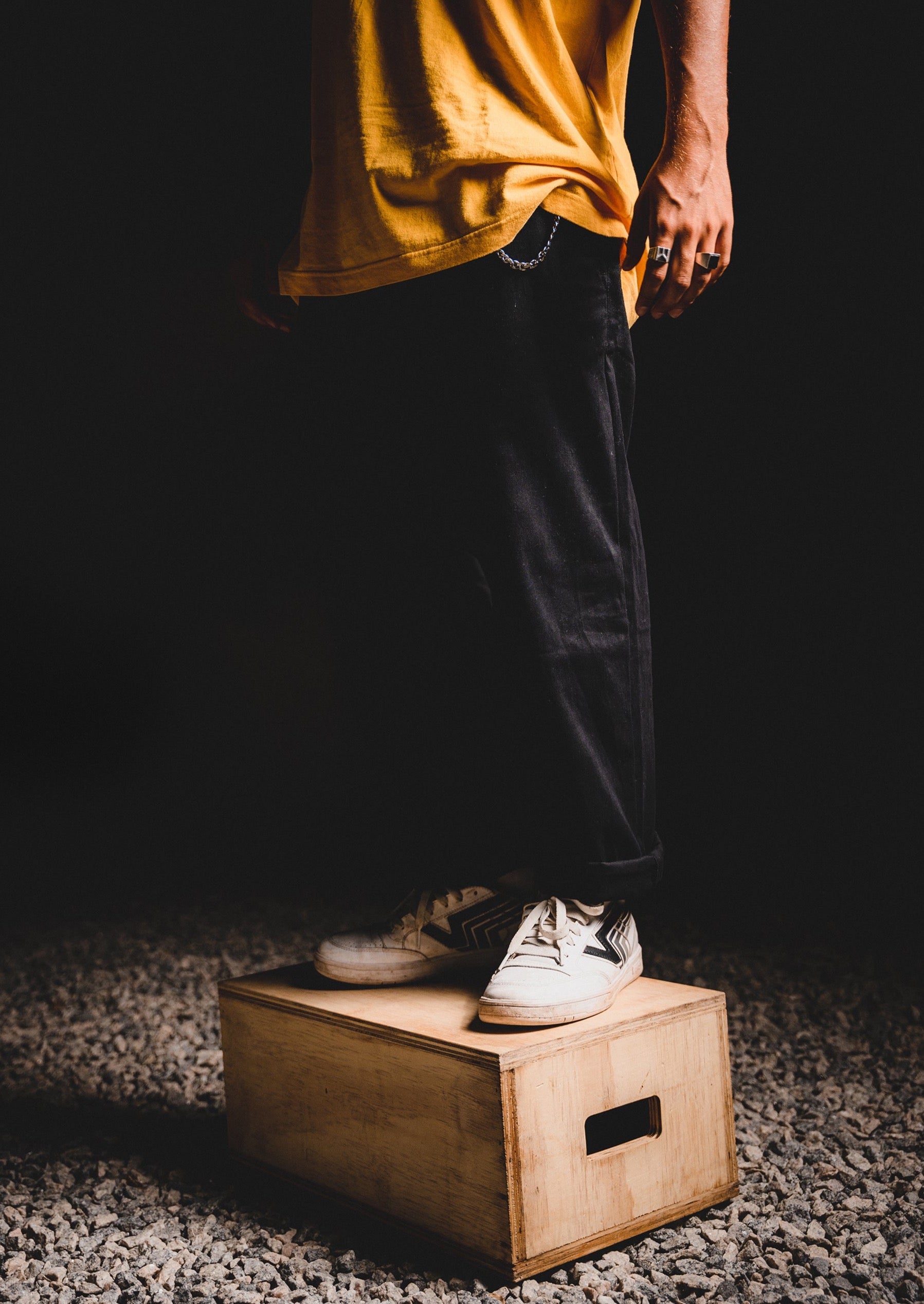 Calça Lenny Chino (Preto) - Mufa Brand