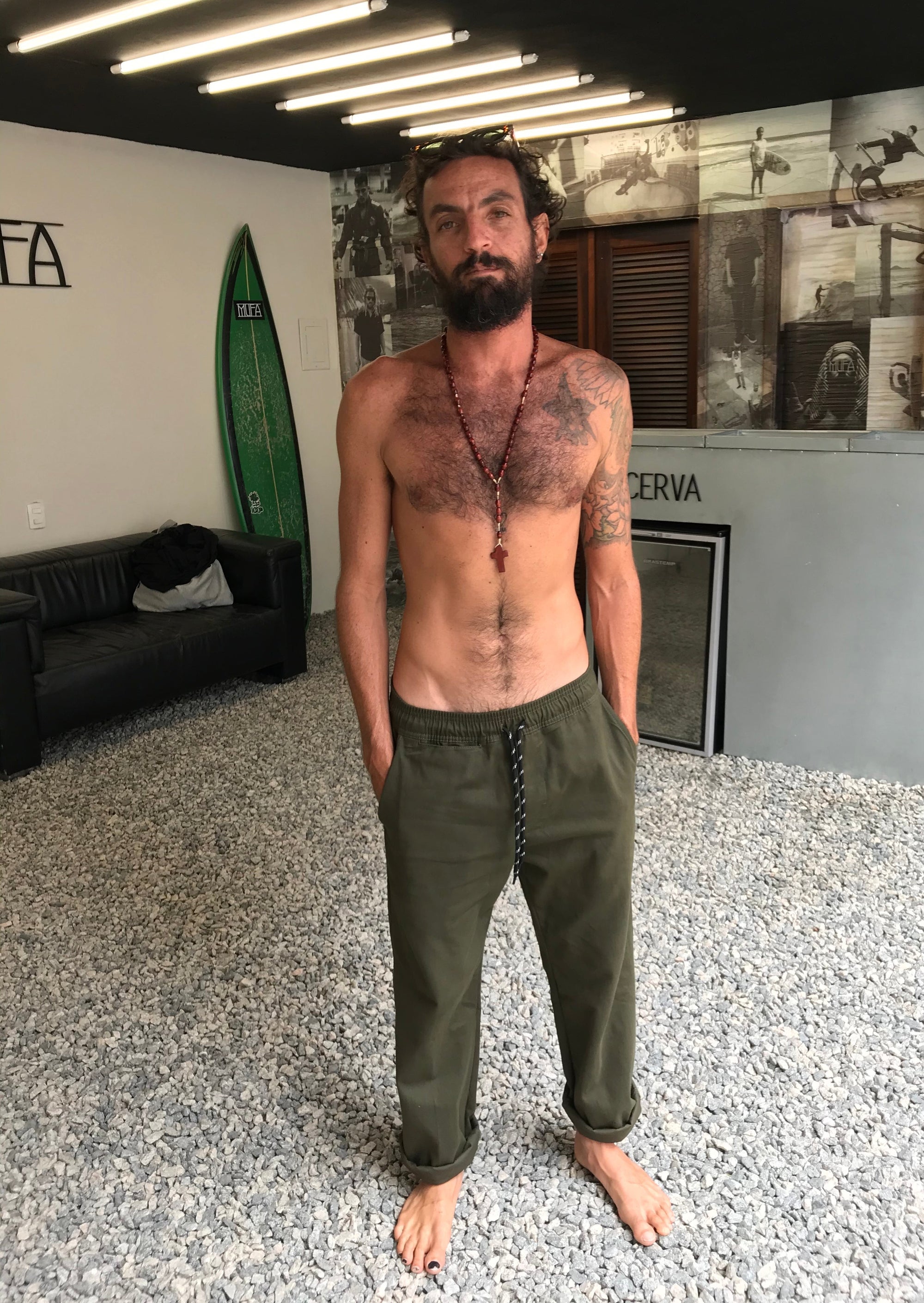 Calça Lenny Chino (Verde) - Mufa Brand